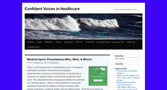 Desktop Screenshot of confidentvoices.com