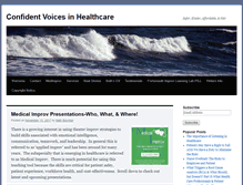 Tablet Screenshot of confidentvoices.com